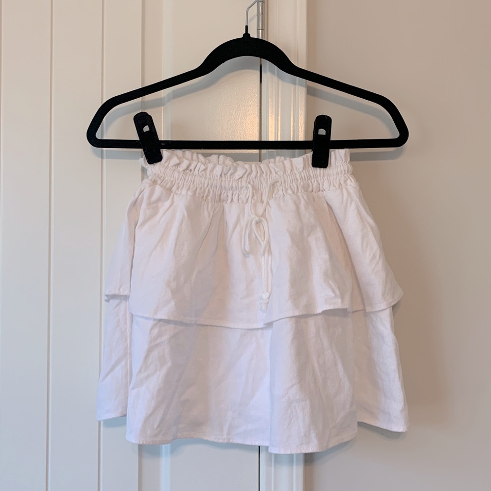 Stoney Clover Lane x Target White Flounce Skirt in size XXS - NWOT Never worn!